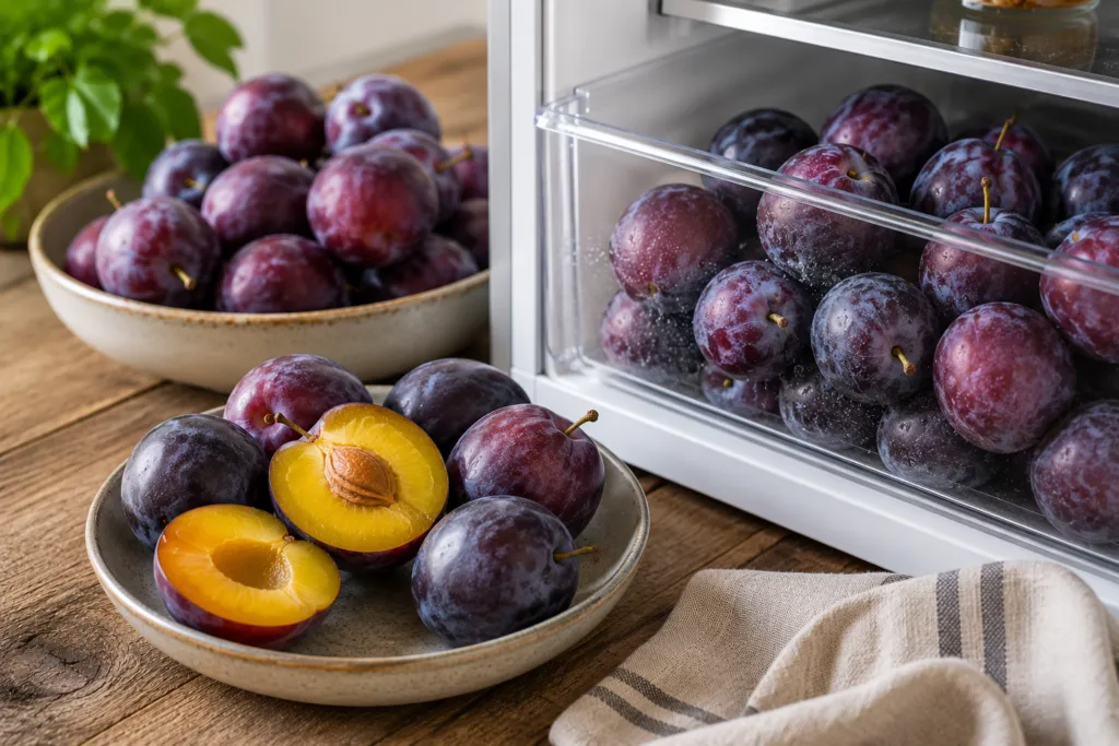 How to preserve plums?
