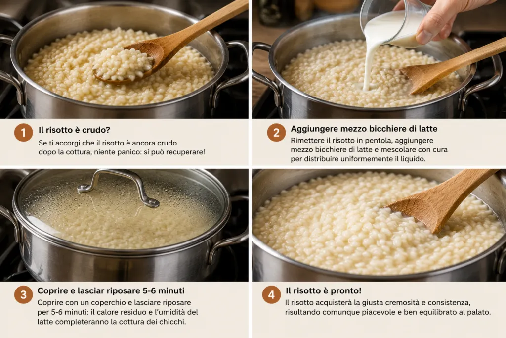 Is the risotto raw? A quick fix...