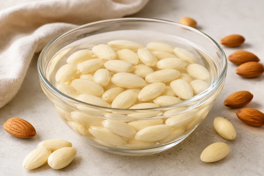 White almonds…