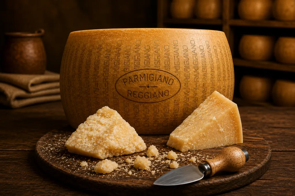 How many months of maturation does Parmigiano-Reggiano need?