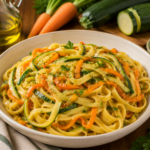 Tagliatelle con zucchine e carote