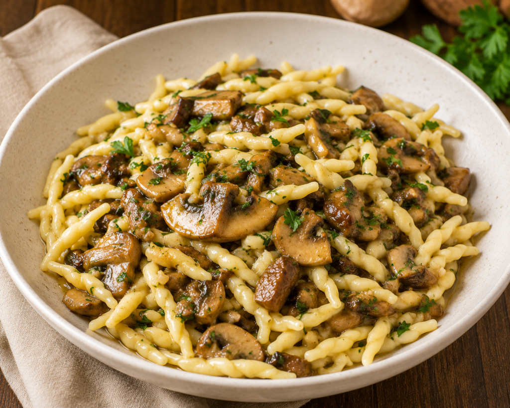 Trofie con funghi
