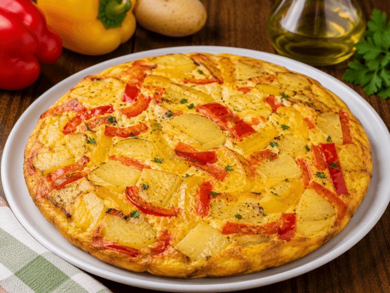 Frittata di Patate e Peperoni