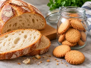 Perché il pane diventa duro mentre i biscotti diventano molli?
